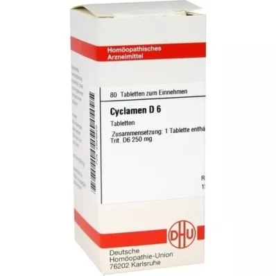 CYCLAMEN D 6 tablet, 80 ks