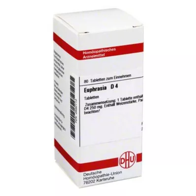 EUPHRASIA D 4 tablety, 80 ks EUPHRASIA D 4 tablety, 80 ks
