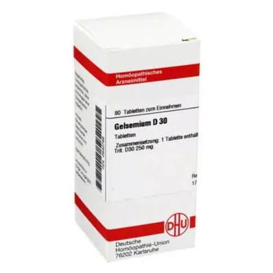 GELSEMIUM D 30 tablet, 80 ks GELSEMIUM D 30 tablet, 80 ks