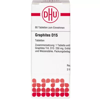 GRAPHITES D 15 tablet, 80 ks
