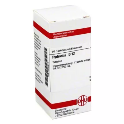 HYDRASTIS D 12 tablet, 80 ks