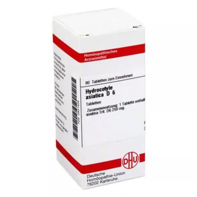 HYDROCOTYLE asiatica D 6 tablet, 80 ks HYDROCOTYLE asiatica D 6 tablet, 80 ks