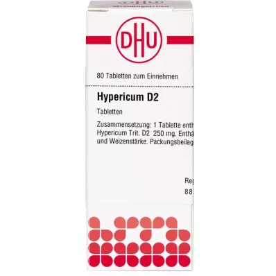 HYPERICUM D 2 tablety, 80 ks HYPERICUM D 2 tablety, 80 ks