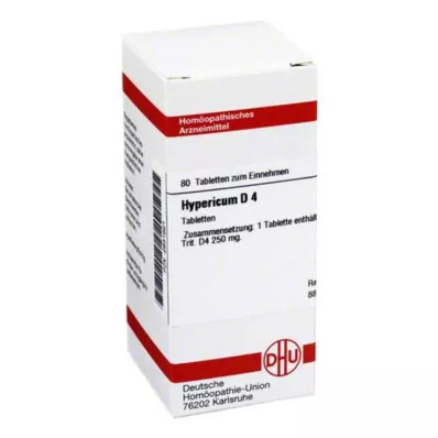 HYPERICUM D 4 tablety, 80 ks