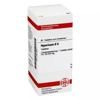 HYPERICUM D 6 tablet, 80 ks