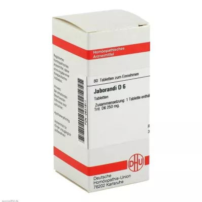 JABORANDI D 6 tablet, 80 ks