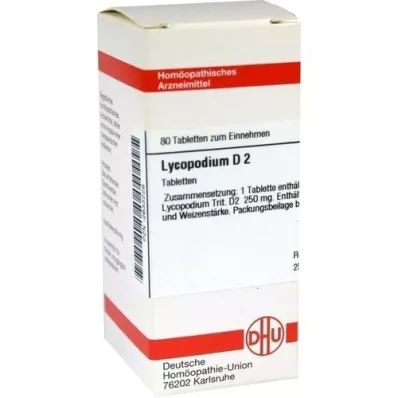 LYCOPODIUM d 2 tablety, 80 ks