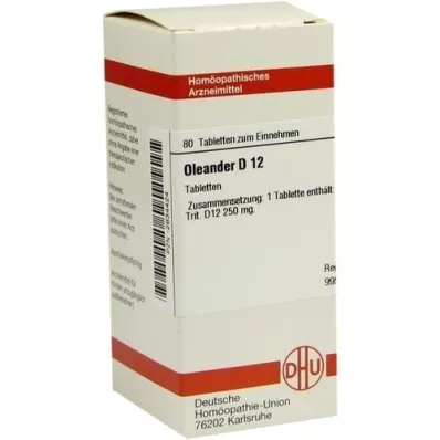 OLEANDER d 12 tablet, 80 ks OLEANDER d 12 tablet, 80 ks