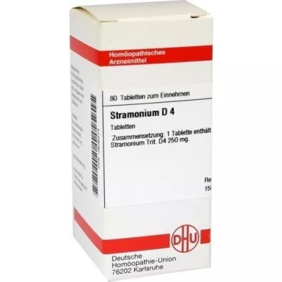 STRAMONIUM d 4 tablety, 80 ks
