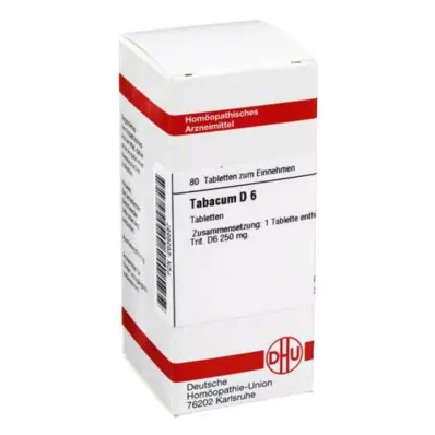 TABACUM D 6 tablet, 80 ks TABACUM D 6 tablet, 80 ks