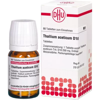 Thallium ACET D10, 80 ks Thallium ACET D10, 80 ks