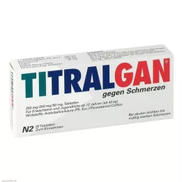 TITRALGAN Tablety proti bolesti, 20 ks