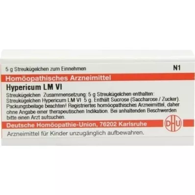 HYPERICUM LM VI globuli, 5 g HYPERICUM LM VI globuli, 5 g