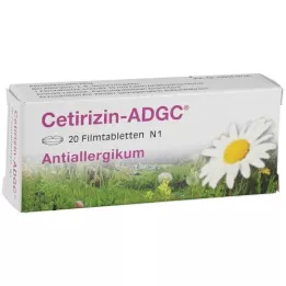CETIRIZIN ADGC tablety potažené filmem, 20 ks