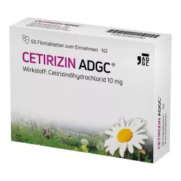 CETIRIZIN ADGC Potahované tablety, 50 ks