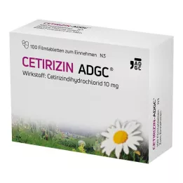 CETIRIZIN ADGC Potahované tablety, 100 ks