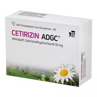 CETIRIZIN ADGC Potahované tablety, 100 ks