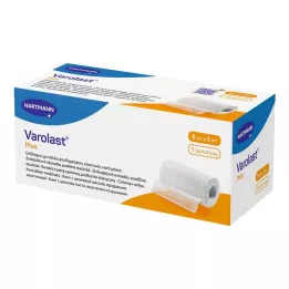 VAROLAST Plus zinkový lepicí obvaz 8 cmx5 m, 1 ks