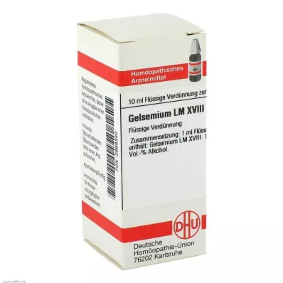 GELSEMIUM LM XVIII Ředění, 10 ml GELSEMIUM LM XVIII Ředění, 10 ml