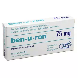BEN-U-RON 75 mg čípky, 10 ks
