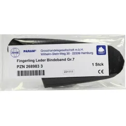 Fingerling kůže velikost 7 s košem, 1 kus