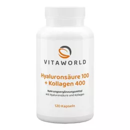 HYALURONSÄURE 100+kolagen 400 kapslí, 120 kusů