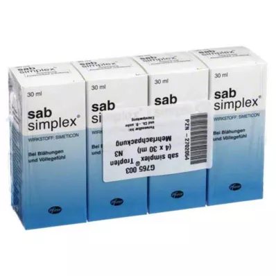 SAB simplexní perorální suspenze, 4x30 ml