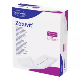 ZETUVIT Absorpční obklady sterilní 20x20 cm, 15 ks