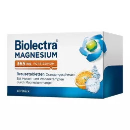 BIOLECTRA Hořčík 365 mg fortissimum Orange, 40 ks