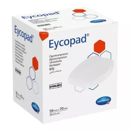 EYCOPAD Obklady na oči 56x70 mm sterilní, 25 ks
