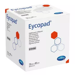 EYCOPAD Obklady na oči 70x85 mm sterilní, 25 ks