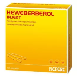HEWEBERBEROL injekční ampule, 100 ks
