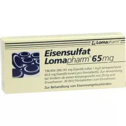EISENSULFAT lomapharm 65 mg zakryté tab., 20 ks