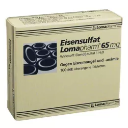 EISENSULFAT Lomapharm 65 mg potahované tablety, 100 ks