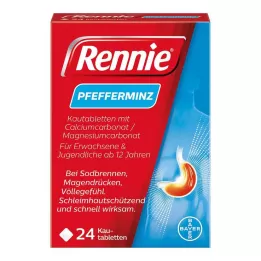 RENNIE Žvýkací tablety, 24 ks