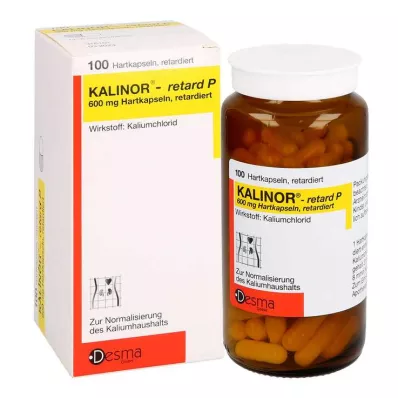 KALINOR retard P 600 mg tvrdé tobolky, 100 ks KALINOR retard P 600 mg tvrdé tobolky, 100 ks