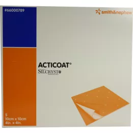 ACTICOAT 10x10 cm Antimikrobiální rána, 5 ks