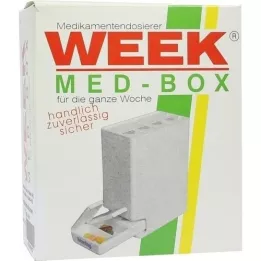 MEDIKAMENTENDISPENSER 7 dní zelená, 1 ks
