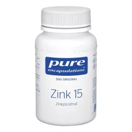 PURE ENCAPSULATIONS Zinek 15 zinkových pikolinátových kapslí, 180 ks