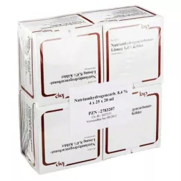NATRIUMHYDROGENCARBONAT-Roztok 8,4% Köhler, 100 x 20 ml