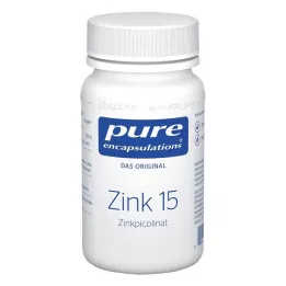 PURE ENCAPSULATIONS Zinek 15 zinkových pikolinátových kapslí, 60 ks