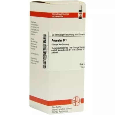 AESCULUS D 1 ředění, 50 ml