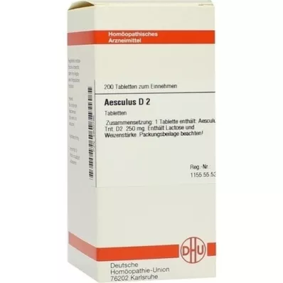 AESCULUS d 2 tablety, 200 ks
