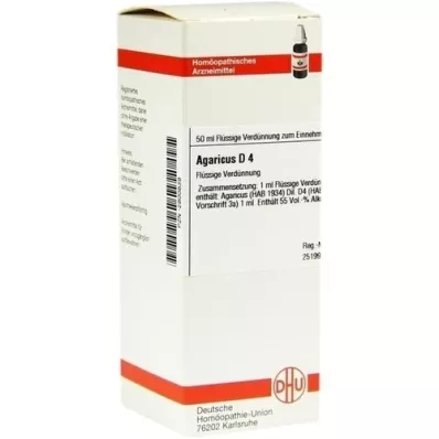 AGARICUS D 4 Ředění, 50 ml