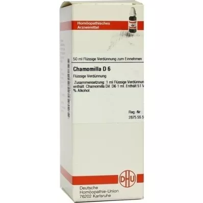 Chamomilla D6 ředění, 50 ml