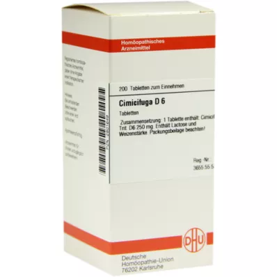 CIMICIFUGA d 6 tablety, 200 ks