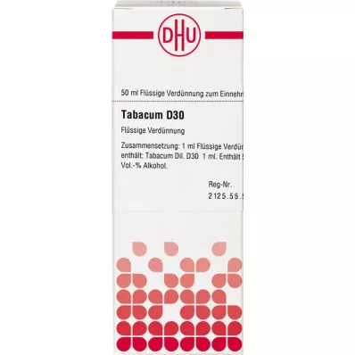 TABACUM D 30 Ředění, 50 ml TABACUM D 30 Ředění, 50 ml