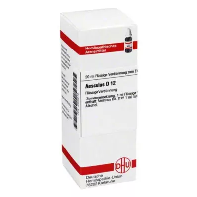 AESCULUS D 12 Ředění, 20 ml