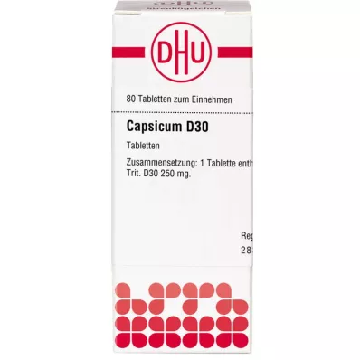 CAPSICUM d 30 tablety, 80 ks