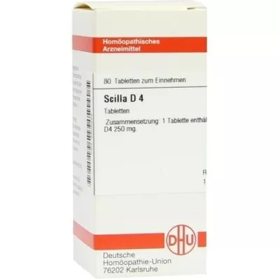 SCILLA d 4 tablety, 80 ks SCILLA d 4 tablety, 80 ks